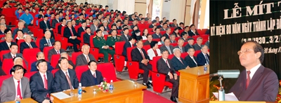 Hưng Yên Mít tinh trọng thể kỷ niệm 80 năm ngày thành lập Đảng Cộng sản Việt Nam